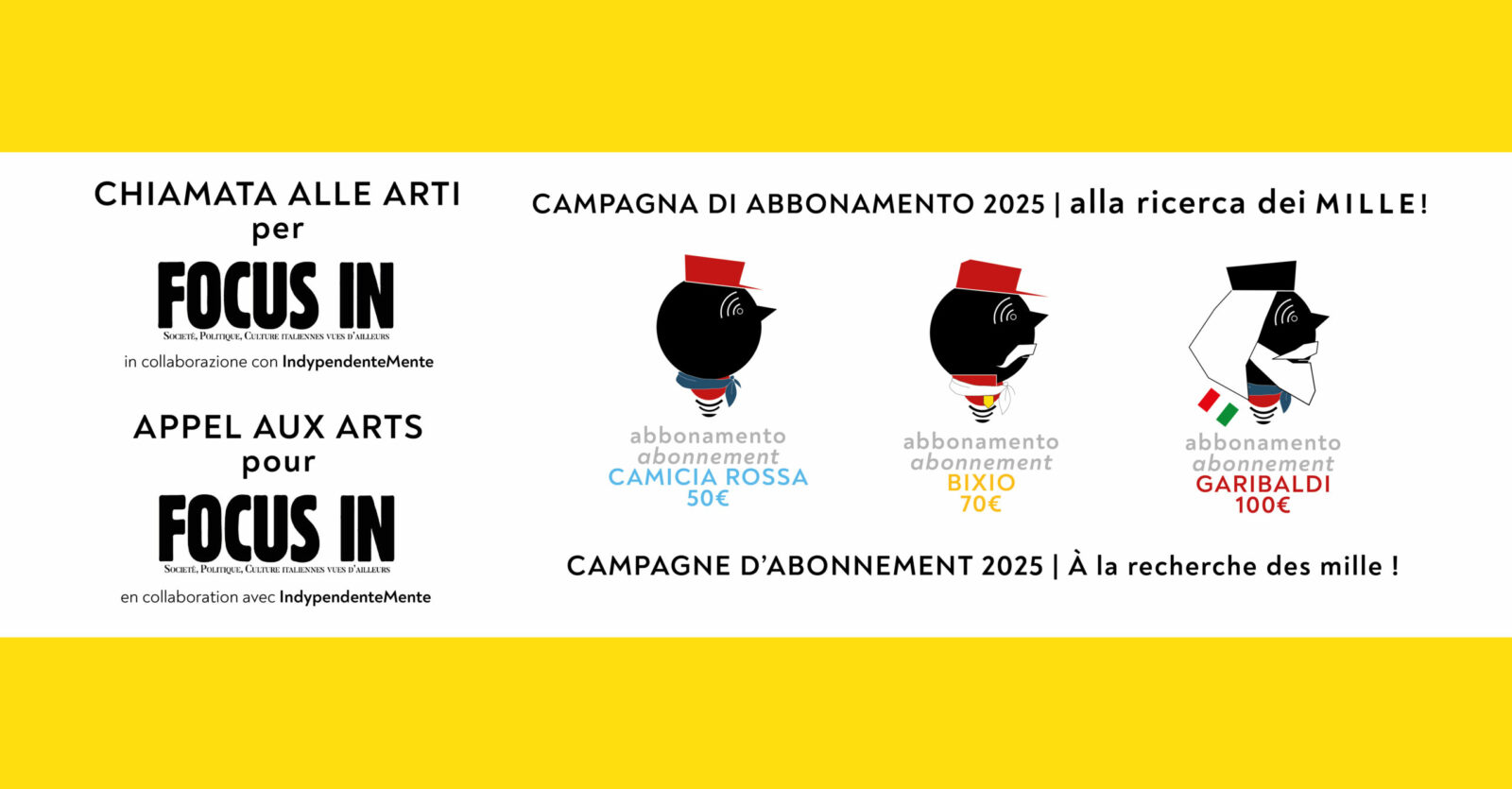 ABBONATI A FOCUS-IN!